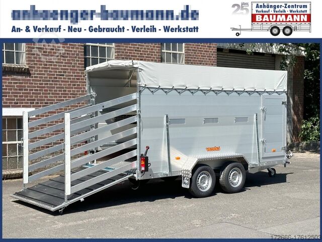 Скотовоз Vezeko VT 3500 QT+RG+3XLÜFTUNG+IL 400X170X190CM 3500KG