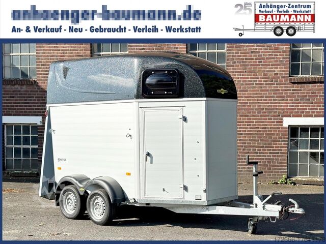 Прицеп для лошадей Humbaur EQUITOS ALU 2000 BLACK+ SK 315X165X230CM 2000KG