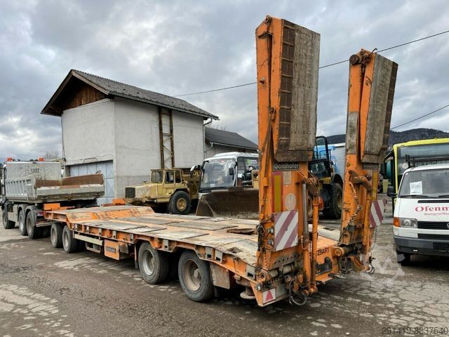 Низкорамный прицеп GOLDHOFER TU4 - 32/80 4 - Ach Tieflader Hydro Rampen Bj 01