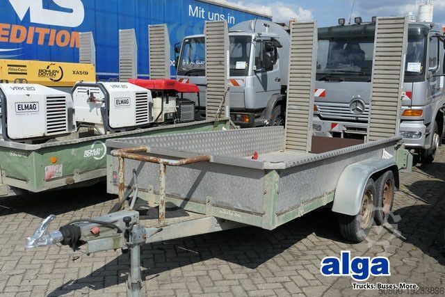 Низкорамный прицеп  Schoon, Tandem, Rampen, Baggertransport,Verzinkt