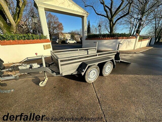 Низкорамный прицеп  Dede Tieflader mit Auffahrampe Nutzlast 1.450kg