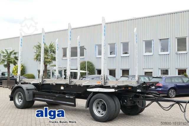 Лесовозный прицеп  WELLMEYER/ATF 18.65 KH/Holztransporter/Teleskop