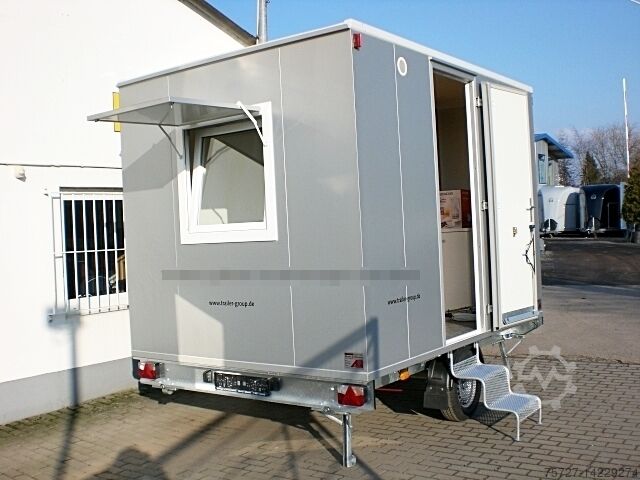Другие Vezeko MOBI3211 Bauwagen 4-Personen Chemie-WC Lager 1300kg 313x217x212cm Mannschaftswagen