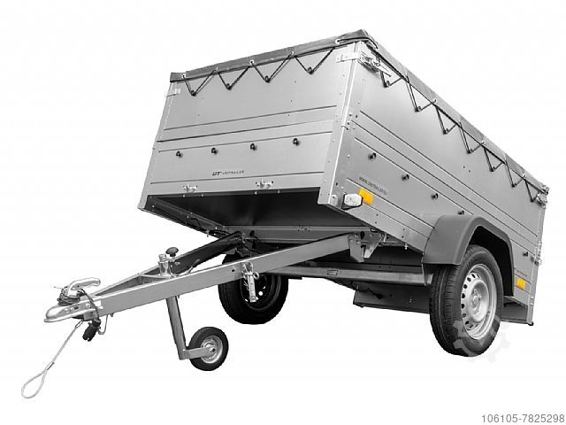 Автомобильный прицеп Unitrailer Anhänger 201 KIPP mit Flachplane