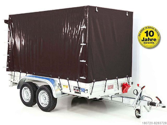 Автомобильный прицеп Koch Koch Anhänger mit Plane 150x300cm 2600kg|Typ 7.26