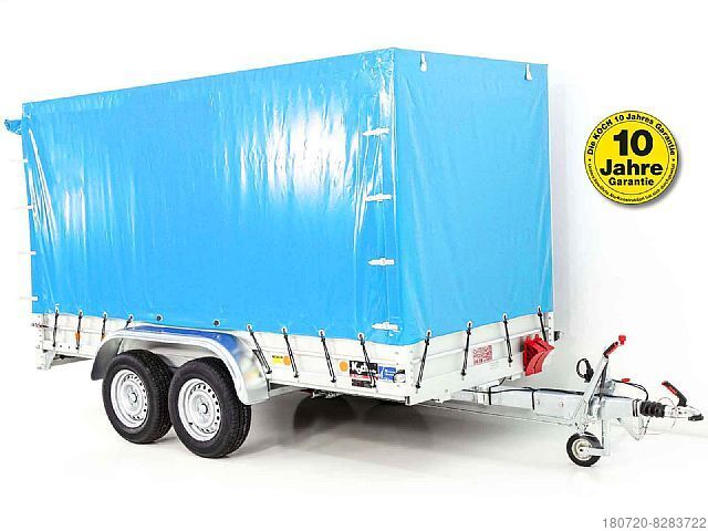 Автомобильный прицеп Koch Koch Anhänger mit Plane 150x350cm 2600kg|Typ 8.26