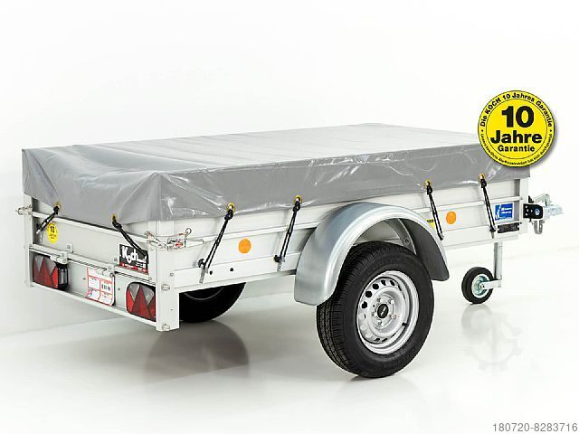 Автомобильный прицеп Koch Anhänger mit Plane 105x205cm 750kg