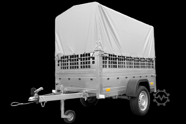 Автомобильный прицеп Unitrailer 200 Kipp mit Laubgitter und Hochplane