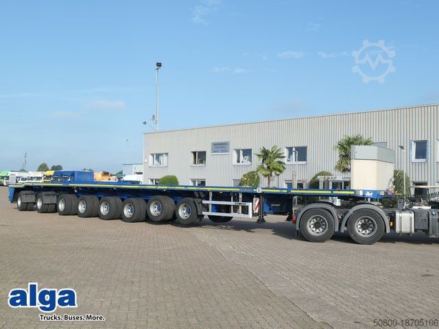 Низкорамный полуприцеп GOLDHOFER SPZ-DH8-83/80, 8-Achser, 14to. Achsen, Gelenkt