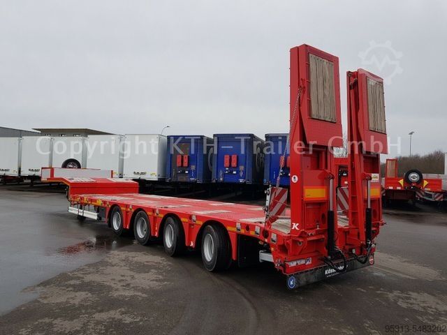 Низкорамный полуприцеп KÄSSBOHRER Tieflader Lowbed SLA 4 Extandable