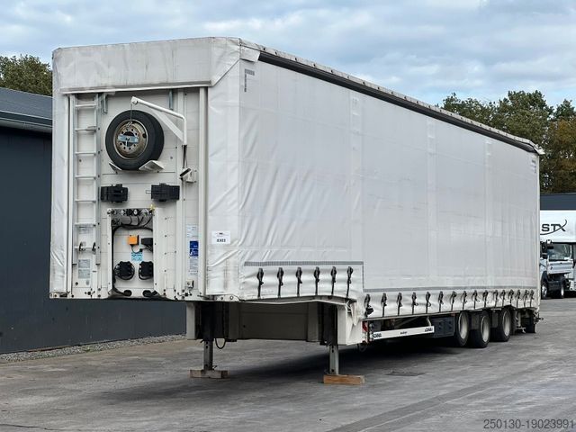 Низкорамный полуприцеп MEUSBURGER MPG-3 Tieflader Plane Lenk/Liftachse Hydr. Rampe