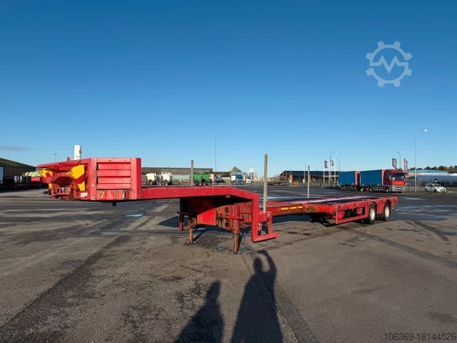 Низкорамный полуприцеп  B-XL 4.5 m. 2 axle extension lenkachse