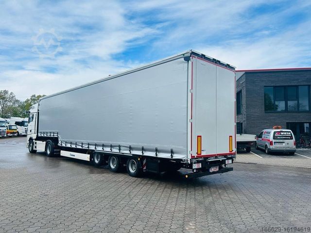 Низкорамный полуприцеп KRONE SDP 27 Stufensattel Auflieger mit Spreizheck