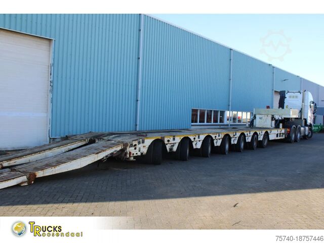 Низкий погрузчик Faymonville 7 AXLE hydrolisch + 8.50 extendable + 110 tons