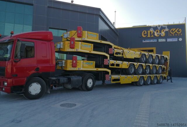 низкорамный полуприцеп для перевозки строительной техники Lider 