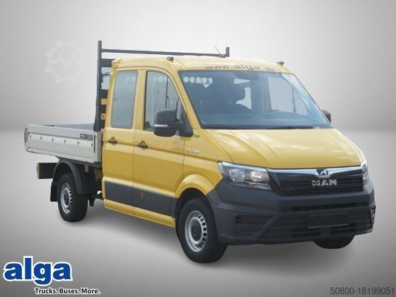 Пикап-фургон MAN 3.180 TGE 4x4, DOKA, 7 Sitze, Klima, Navi, AHK
