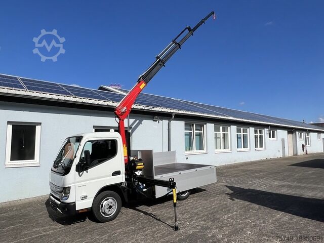 Пикап-фургон Fuso 3S15 Alu Pritsche Ladekran 34S 3 x hydr.