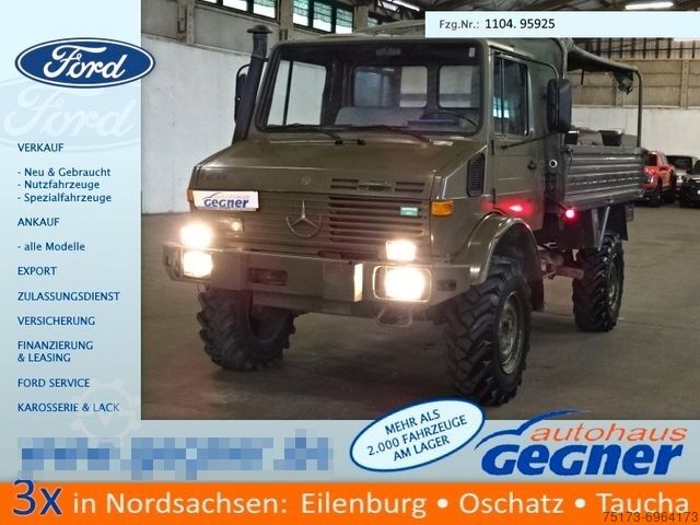 Пикап-фургон MERCEDES-BENZ Unimog U 1300 L Turbo OM 366 Pritsche 4x4