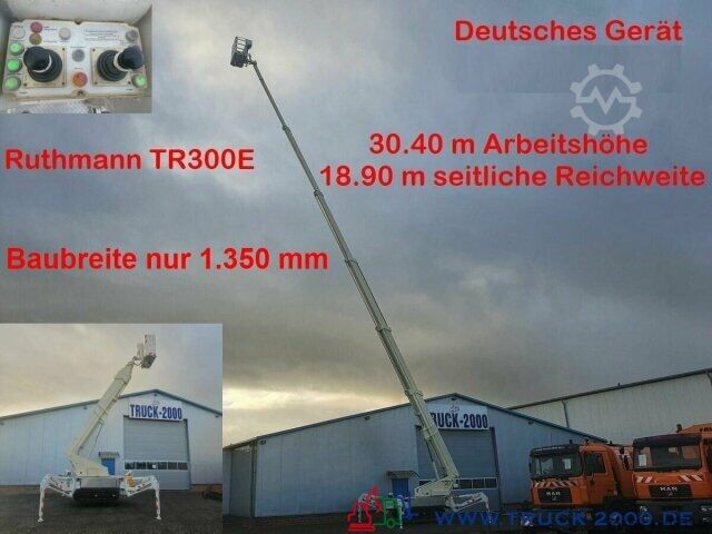 Фургон Ruthmann Raupen Arbeitsbühne 30.40 m / seitlich 18.90 m