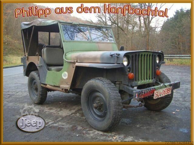 Пикап Other JEEP Willys MB Overland Hotchkiss M201 Armeejeep