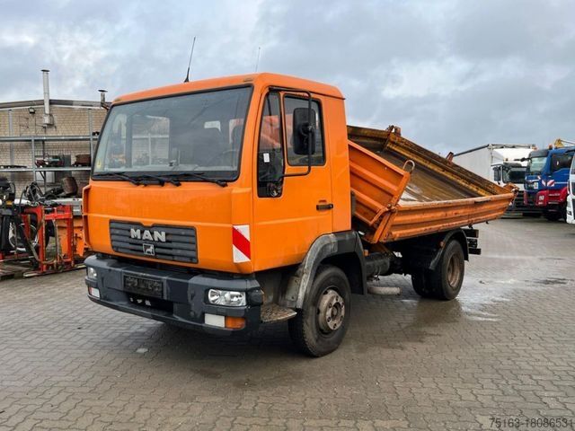 Трёхсторонний самосвальный фургон MAN LE 8.180 K 2-Achs Kipper Meiller