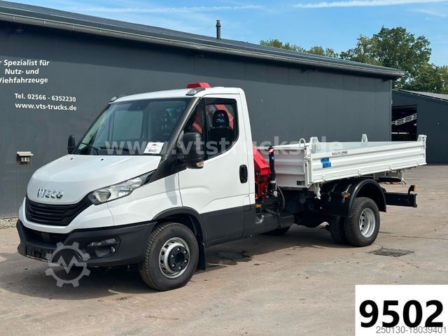 Трёхсторонний самосвальный фургон IVECO Daily 70C18 Dreiseitenkipper+HMF Ladekran *NEU*