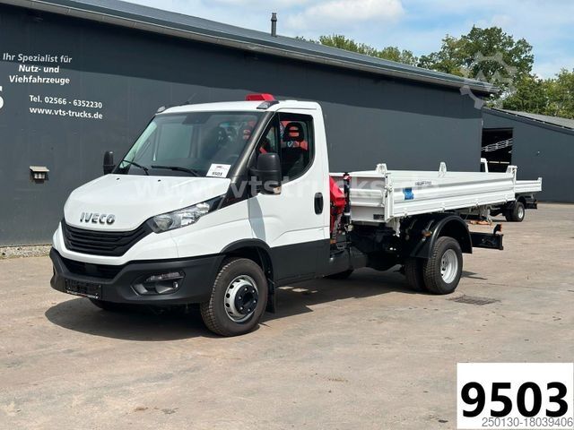 Трёхсторонний самосвальный фургон IVECO Daily 70C18 Dreiseitenkipper+HMF Ladekran *NEU*