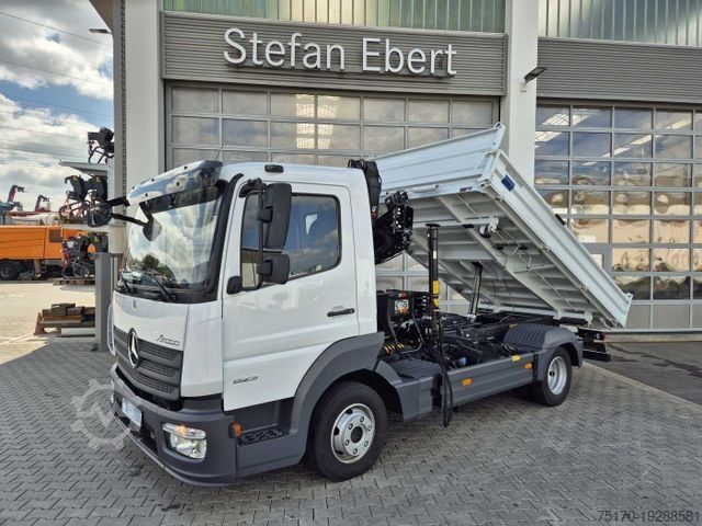 Трёхсторонний самосвальный фургон MERCEDES-BENZ Atego 823 KK Kipper+Kran+Funk+Greifersteuerung