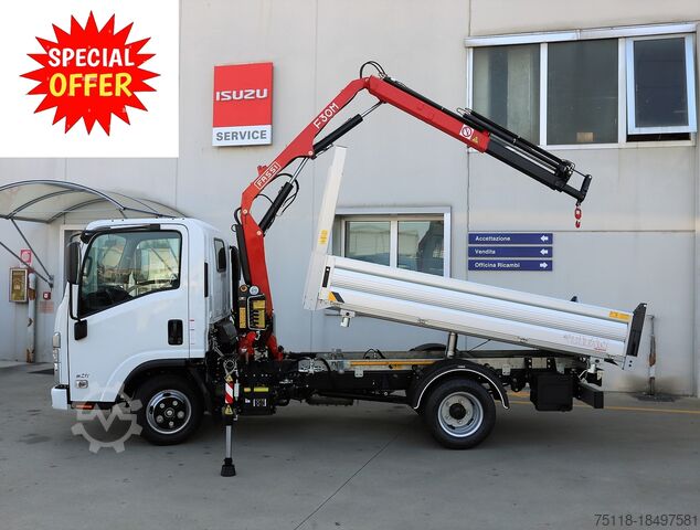 трехсторонний самосвальный фургон Isuzu M21 Th - Gru e Ribaltabile