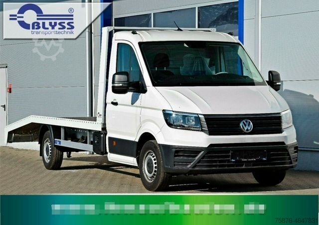 Автомобиль-фургон для перевозки автомобилей VOLKSWAGEN Crafter 177 PS Klima  VOLL- ALU PLATEAU