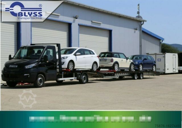 Автомобиль-фургон для перевозки автомобилей IVECO Daily Autotransport-Zug  mit Anhänger 3 PKW