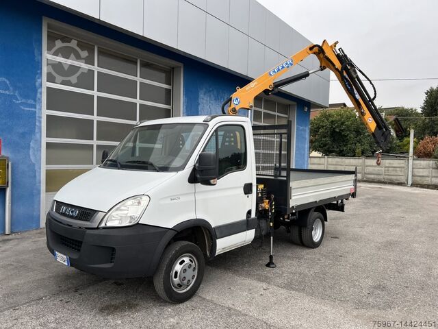 открытая платформа с краном Iveco Daily 35c11