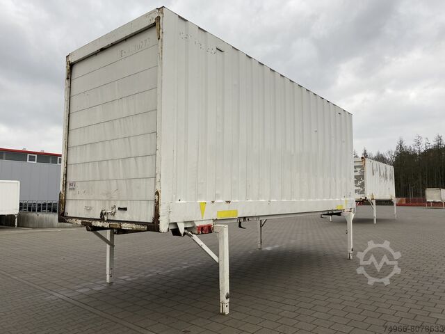 Сменный кузов фургон Krone JUMBO Wechselkoffer mit Rolltor 7,45 m kran- und stapelbar