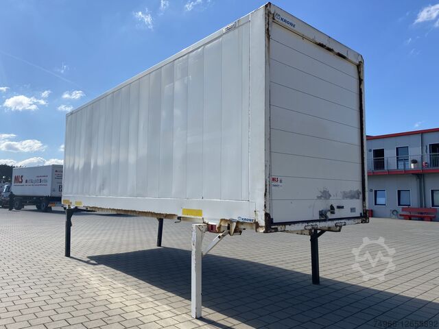 Сменный кузов фургон Krone Jumbo BDF Wechselkoffer 7.82 m mit Rolltor