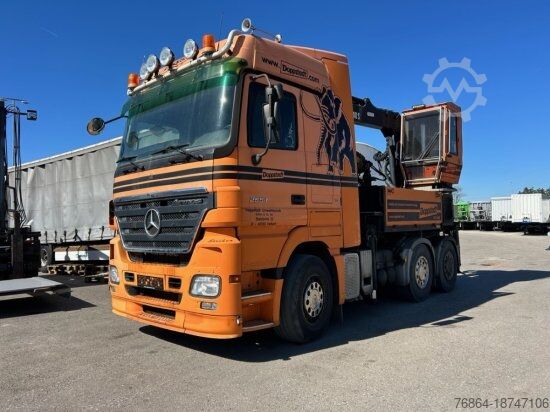 Стандартный седельный тягач MERCEDES-BENZ ACTROS 2654 / V8 6X4 SZM, KIPPHYDRAULIK BLATT-LUFT, E4