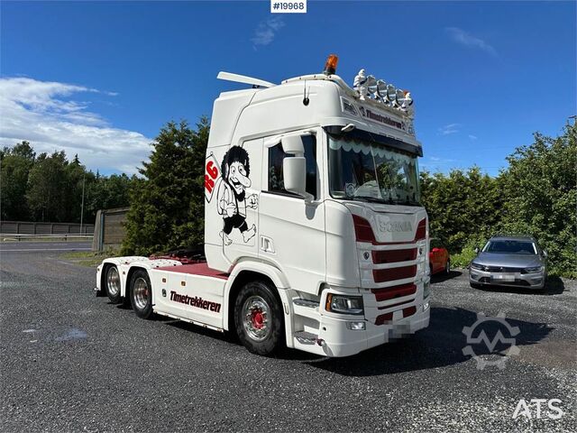 Стандарт-СЗМ Scania R540 6x2 Truck w/ Stiholt construction.