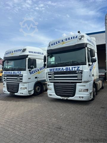 Тягач большого объема DAF 105.460-Euro5 EEV-Intarder-Motor läuft