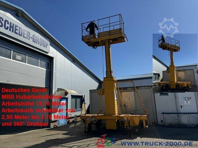 Прицеп MBB MM 18 Elektro bis 18,10 Meter Arbeitshöhe