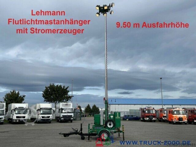 Прицеп Lehmann Lichtmastanhänger + 20 kVA Stromerzeuger