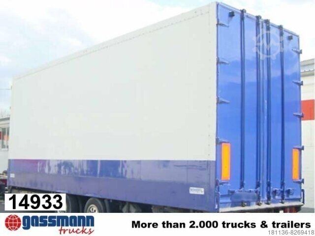 Тентованный прицеп  SCHIER Kofferanhänger mit Hubboden