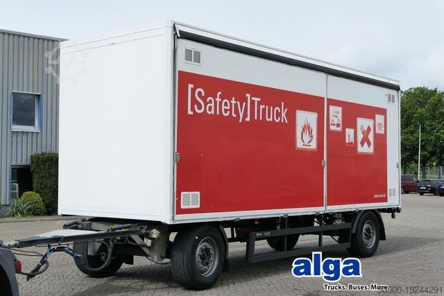 Тентованный прицеп Wüllhorst PRA, seitlich zum Öffnen, Luftfederung