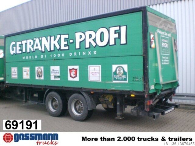 Тентованный прицеп Koegel ZFHB 18, Böse Getränkekoffer, BÄR LBW