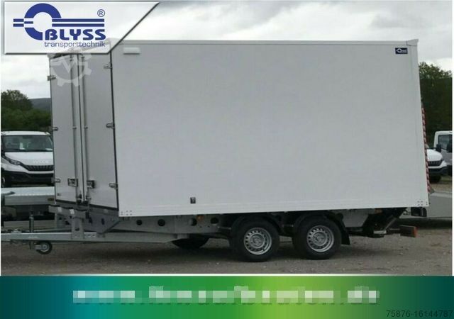 Тентованный прицеп BLYSS Kofferanhänger Ladebordwand  420x210x235 3500kg