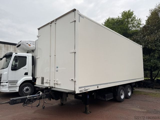 Тентованный прицеп Spier Zentralachs-Kofferanhänger Durchlader/LBW/mehrfac