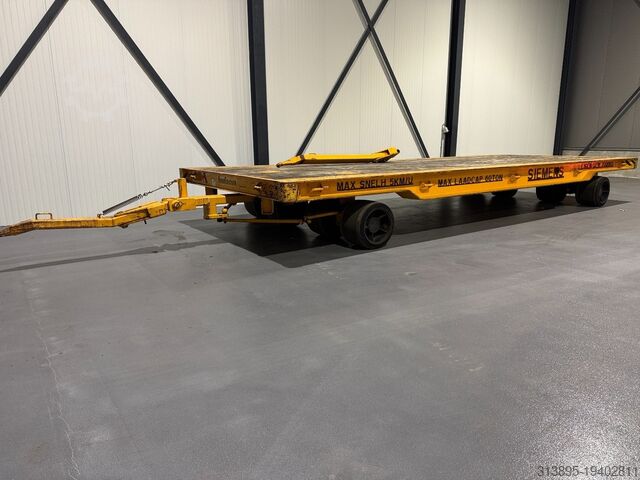 Платформенный трейлер Buiscar Industrial Drawbar Trailer 60 Tons 4-8