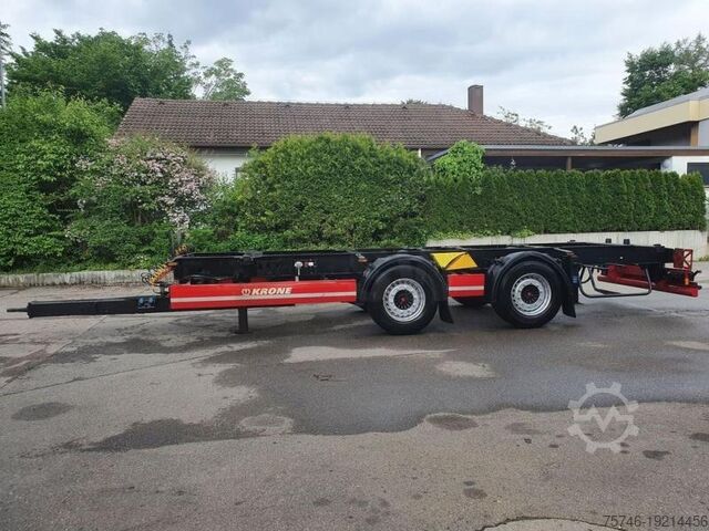 Контейнерные перевозки Krone Tandem Standard Lafette tiefgekuppelt 2-Achs Ta...
