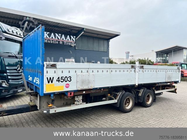 Прицеп с обменяемым шасси WECON AWZ 218 LZ  Tandem  BDF Pritsche