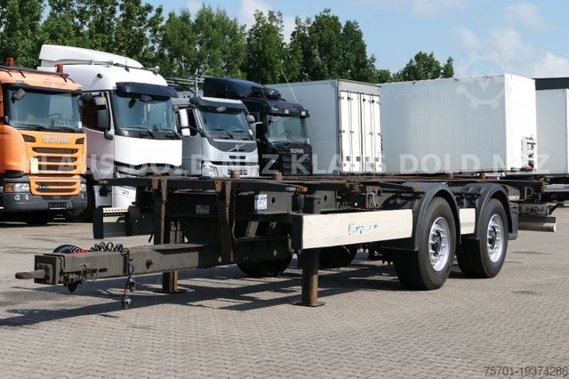 Прицеп с обменяемым шасси KRONE ZZ Tandem Wechselbrücke BDF Scheibenbremsen