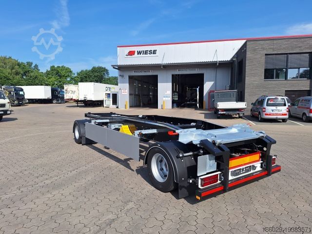 Самосвальный прицеп  Wiese Abrollanhänger Schlittenanhänger