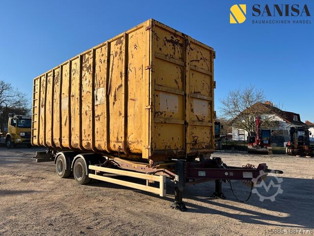 Прицеп-роспуск Hüffermann LL101s/Abrollcontainer 54cbm/8XVORHANDEN